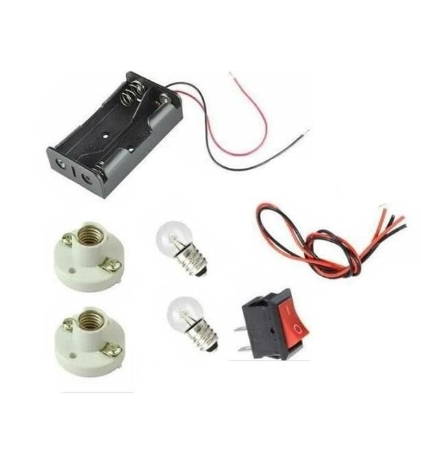 basit elektrik deney seti seri paralel lamba deneyi