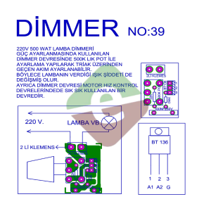 dimmer devresi