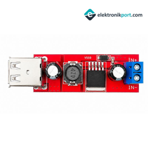 LM2596 Çift USB Çıkışlı Voltaj Düşürücü Regülatör - 5V-3A voltaj dönüstürücü