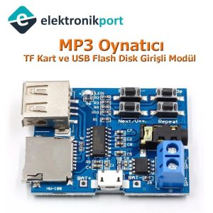 MP3 oynatıcı TF kart USB flash disk modül müzik oynatma ses sistemi elektronik devre kartı mikrodenetleyici Arduino Raspberry Pi bağlantı elemanı güç kaynağı batarya güç adaptörü lehimleme entegre devre kondansatör direnç kapasitör diyot transistör hoparlör mikrofon kablosuz bağlantı ses düzenleme otomasyon sistemleri enerji verimliliği taşınabilir cihazlar araç ses sistemleri ev eğlence sistemleri müzik uygulamaları oyun konsolu ses kalitesi düşük güç tüketimi MP3 formatı dijital müzik dosyası.