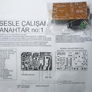 Ses İle Çalışan Anahtar Demonte kit Kendin Yap