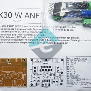 TDA7377 35W Anfi Devresi Demonte Kit Kendin Yap