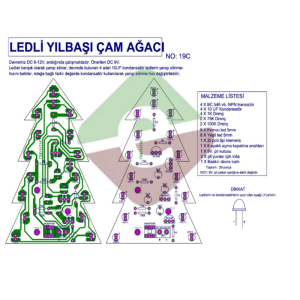 LEDli yılbaşı çam ağacı