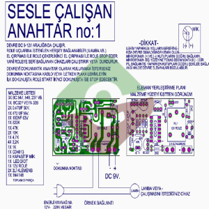 Ses ile çalışan anahtar sesle kontrol edilen anahtar demonte kit kendin yap anahtar DIY anahtar seti sesle etkinleştirilen anahtar elektronik proje kiti sesle çalışan anahtar kiti DIY elektronik devre ses kontrollü anahtar kiti sesle çalışan elektronik kit akıllı ev sesle kontrol sesle açma kapama anahtar mikrofonlu anahtar ses sensörlü anahtar sesle çalışan devre elektronik hobi kiti ev otomasyonu sesle çalışan elektronik proje